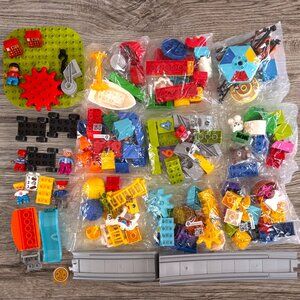 LEGO Duplo Education STEAM Park (Box A) New Bags Figures Gear Slide Track Pieces